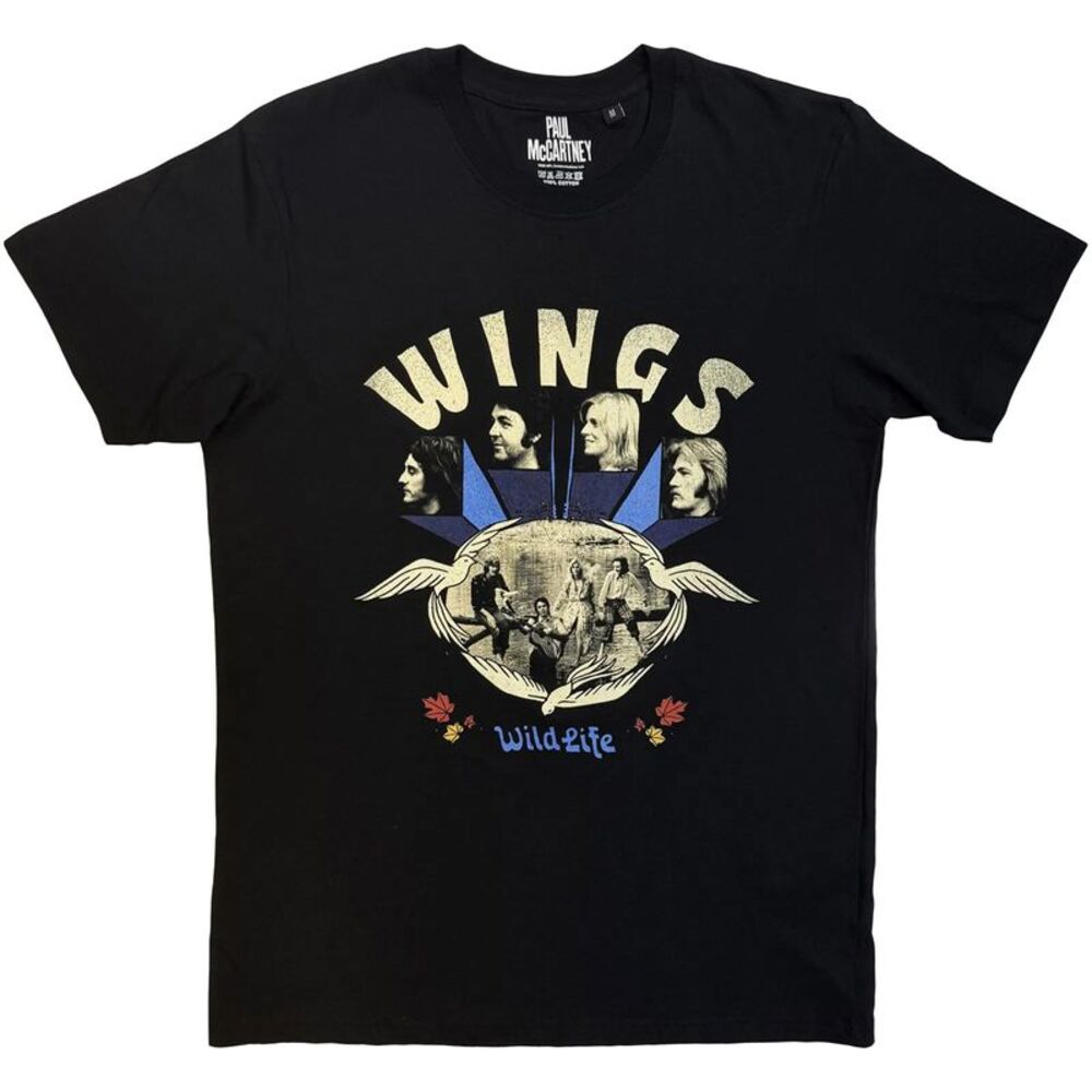 Paul McCartney Unisex Adult Wildlife T-Shirt / Black